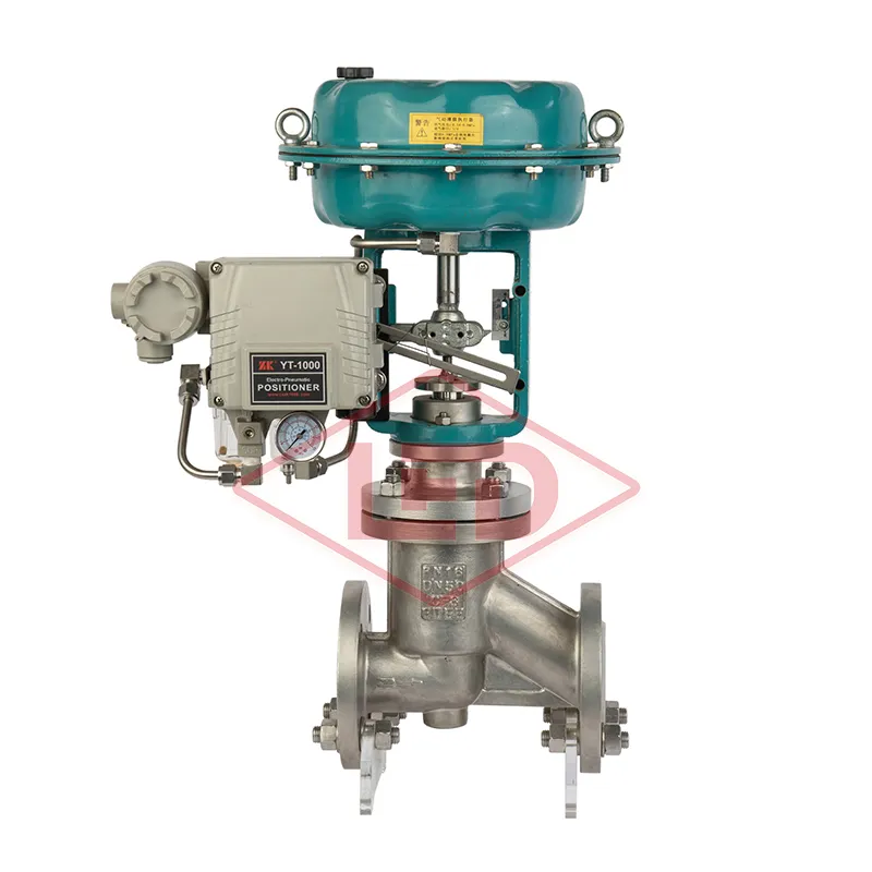 气动衬氟单座调节阀