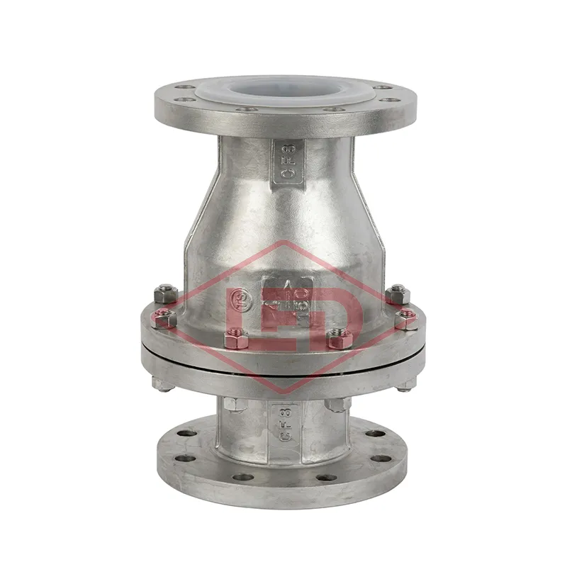 不锈钢H44衬氟止回阀