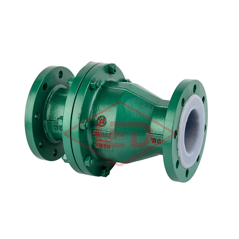 碳钢H44衬氟止回阀