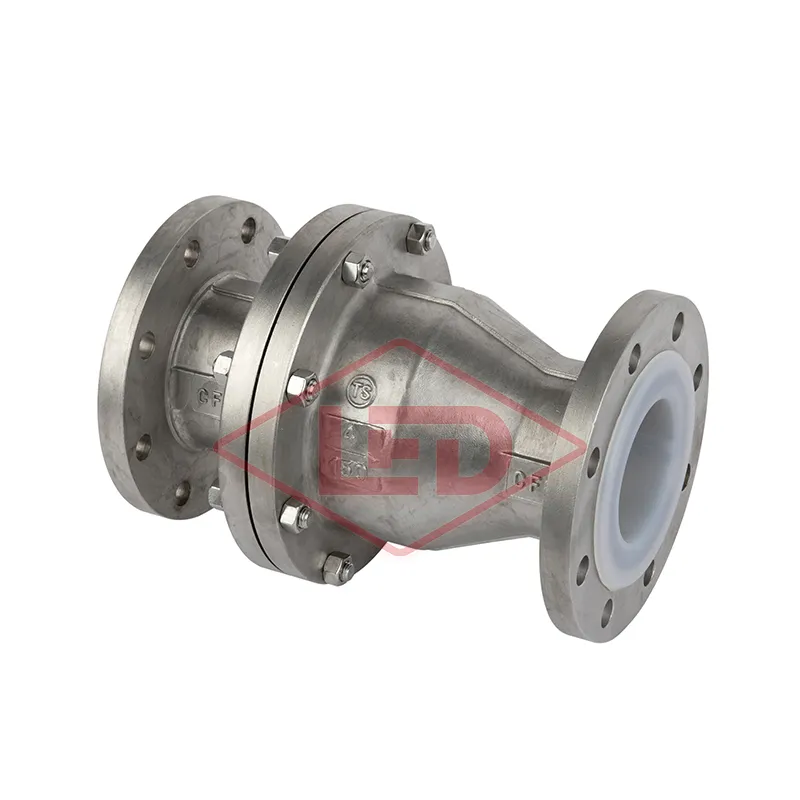 不锈钢H44衬氟止回阀